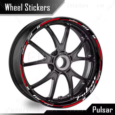 Motorcycle Reflective Wheel Sticker Rim Decal Hub Stripe Tape For Bajaj Pulsar 125 135 ns 200 rs 200