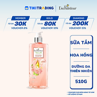 Sữa Tắm Enchanteur Dưỡng Da Thiên Nhiên Hoa Hồng 510g