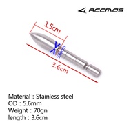 12pcs ID4.2 mm DIY50 60 70 80 90 100 110 120 Grain Stainless Steel Bullet Point Tip Arrow Head Acces
