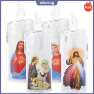 nduni Decor Candles Jesus Lantern Christmas LED Lamp