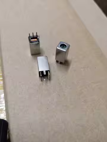 Radio dedicated small medium week 7*7*10 medium frequency transformer green with trough road mid wee