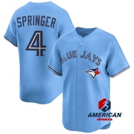 George Springer Toronto Blue Jays baseball jersey embroidered for men.
