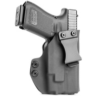 Inside The Waistband (IWB) Kydex Holster for Guns with OLIGHT Baldr Mini 600 Lumen - Matte Black