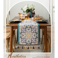 6-seater/8-seater table runner table cloth coffee table cloth table runner aesthetics