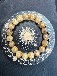 香港順豐包郵 高品天然天鐵金鈦水晶8-10mm 原裝盒袋齊備 招正偏財貴人 另有6-15mm