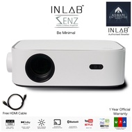 INLAB Senz - Home Cinema Projector 1080P and 4k Support / Built-in Speaker / Android 9.0