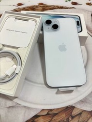 💜店內拆封新品💜🔋100% 🍎 Apple iPhone15 128GB藍色🍎螢幕6.1吋🔺蘋果原廠保固2025/4/9