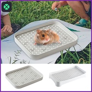 1F Small Rabbit Litter Box Sturdy Rabbit Potty Box Sturdy Bunny Box Litter Pan Pet Pan Toilet for Ad