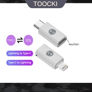 Toocki USB C To Lightning Adapter Lightning Male To Type C Female Converter Type C To IOS Connector For iphone 15 14 Tablet