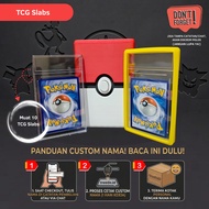 Pokemon Card graded Slab Deck pokeball Box | TCG PSA CGC Slab grade card storage box