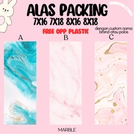 [ MARBLE ] [ FREE OPP ] SQUARE PACKING BASE SQUARE/ | NECKLACE PACKING BASE | BRACELET PACKING BASE 