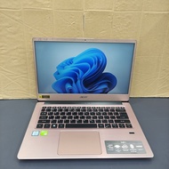 Termurah Laptop Bekas Acer Swift 3 Sf314-54G Core I5-8250U|Mx150 8Gb|