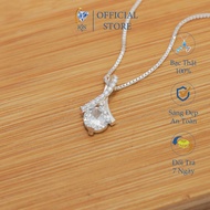 Vòng Cổ Nữ JQN Dây Chuyền Bạc S925 Mặt Đá Xoắn Thời Trang