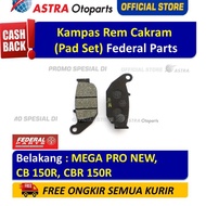 Disc Brake Pads (Pad Set) Federal Parts MEGA PRO NEW, CB 150R, CBR 150R CAL WQ Selling