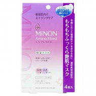 MINON - Amino Moist 氨基酸抗衰老保濕彈力面膜 4枚入 -28985(平行進口)