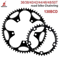 Chainring Wuzei 130 Bcd 38T 40T 42T 44T 46T 48T 50T 52T 54T 56T 58T 60T Narrow Wide 130 AlloyBcd