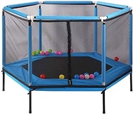 BZLLW Kids Trampoline with Safety Net and Spring Cover Padding,Outdoor Trampoline Fun Summer Exercise Fitness Toys for Adult Kids Indoor/Outdoor Toy Great Gift