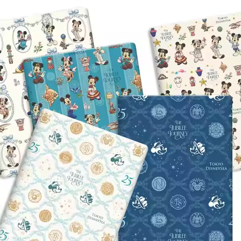 Disney Cartoon Hot DIY handmade sewing patchwork quilting baby dress home sheet 140x50cm printed fab