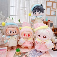 10cm Cotton Doll Pajamas Labu Cloth Suit Dress Up Clothes