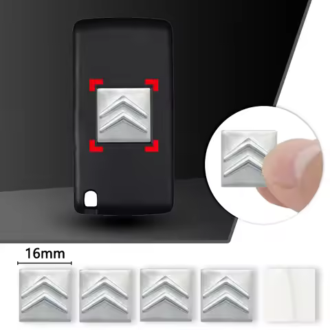 16mm 5/10pcs Car Remote Key Emblem Stickers Decoration Decal For Citroen C6 C3 C5 C1 C2 C4 Aircross 