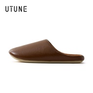 UTUNE Premium Leather Waterproof Slippers - Ideal for Wood Floors