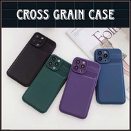 Oppo A16/A17/A17K/A57/A77s/A78/A3s/A12E/A5s/A12/Realme C55/C53/C51/C30 Cross Grain Case Cover Casing