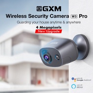 GXM W3 Pro Security Camera Battery Operate Home CCTV Smart IP Camera 2K 4MP Waterproof