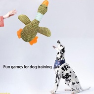 weroyal Pet Wild Geese Plush Molar Wild Geese Chew Toy with Sound for Puppies