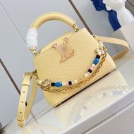 Before Ordering Please Inquire About 0 LLL Handbag/Shoulder Bag Women's Bags Cream Yellow Cowhide Si
