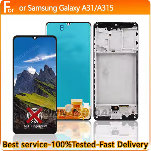 AAA Quality For Samsung Galaxy A31 LCD Display Touch Screen Digitizer Assembly SM-A315F A315F/DS For