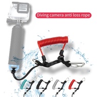 BS* Antilost Spirals Spring Coil Camera Lanyard Scubas Diving Retractable Lanyard