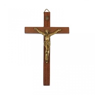 Wall hanging cross wall display cross Corpus cross Catholic cross teak wood cross teak wood hanging 