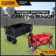 Outdoor Wagon Portable Foldable Collapsible Trolley Camping Gardening Shopping Beach Sports Cart