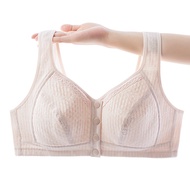 Mastectomy Bra with Pockets Front Closure Cotton Plus Size Lingerie for Post Surgery Women Silicone 