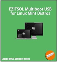 EZITSOL USB for Linux Mint 22 & 21.3 64bit, 19.3 32bit | 3IN1 Bootable Flash Drive, USB Stick, Jump
