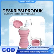Portable Foldable Bidet Spray Collapsible Washing Spray Travel Bidet Long Nozzle Hygienic