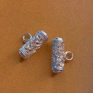 Necklace Accessories 99 Pure Silver. Perforated Pattern