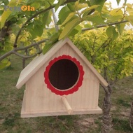 PETSOLA Parakeet Nest Box, Budgie Nesting House, Breeding Box for Lovebirds, Mini Pocket