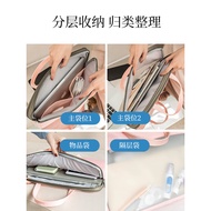 A4 Portable File Bag Men Women Briefcase File Bag Canvas File Bag Briefcase Zipper Office Bag