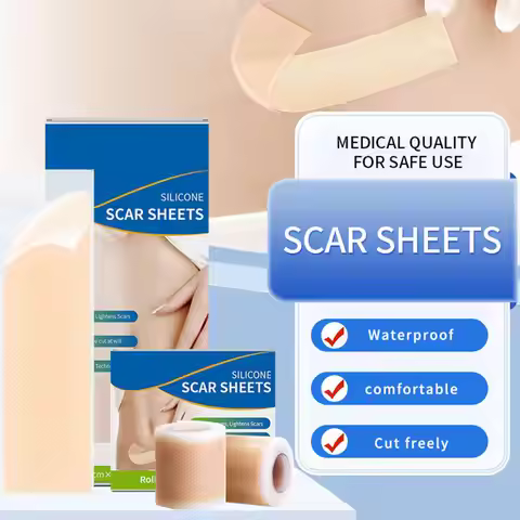 Self-Adhesive Silicone Scar Tape Scar Sheets Soft Silicone Reusable Scar Away Scar Tape For Men Wome