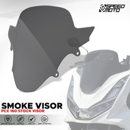 PCX 160 STOCK VISOR WINDSHIELD SMOKE LENS WIND DEFLECTOR / WIND SCREEN FOR HONDA PCX160 MOTORCYCLE 1
