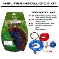 MD-8 8GA Subwoofer Amplifier AMP Wiring Fuse Kit Speaker RCA Cable Amplifier Installation Wiring Kit