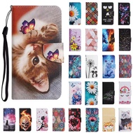 Leather Casing Phone For Xiaomi Redmi Note 12 Pro 4G 5G Cat Imprint High Quality Bracket Flip Cover 