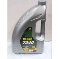 Hi-Rev 🎉5 Liter 🎉  High Quality 5L 10w40 7240 Semi Synthetic Engine Oil with free gift 8000KM Hirev Engine Oil