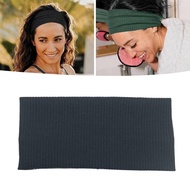 Solid Color Knitted Headband Korean Version Elastic Headband R8t7