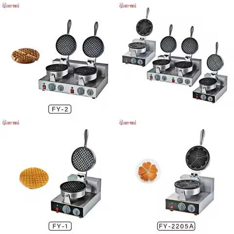 for Cuisinart for Belgian Vertical Four-Spaces Honeycomb Double Waffle Maker Mini Commercial Industr