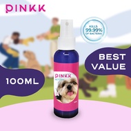 Pinkk Petcare Ionic Silver Spray (100ml) | Silver Ion, Antibacterial, Antiviral, Antifungal