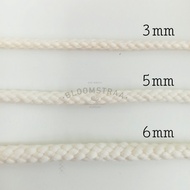 KATUN 5mm Cotton Rope 5mm Braided 5mm Macrame Cotton Rope Bag Rope 1 Meter