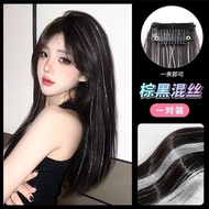 TG613 decorative glitter wig for hair onCNY day, with clip, easy to use, stylish, wig, women hair wi