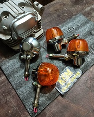 sen cb 200 model ORI 1set (2 buah ) riting sen cb200 model setandar /lampu sen cb200 besi/sen cb200